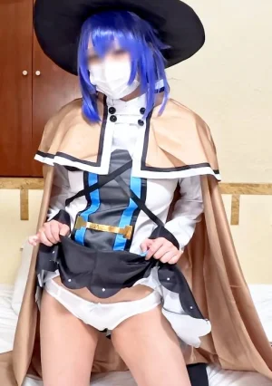 【無】喉奥まで咥え込むドロドロのフェラが気持ちよすぎる激カワ本物レイヤーちゃん、ロキーコスでイキ狂う！イクイク早漏雑魚まんレイヤーの大量中出しハメ撮り！